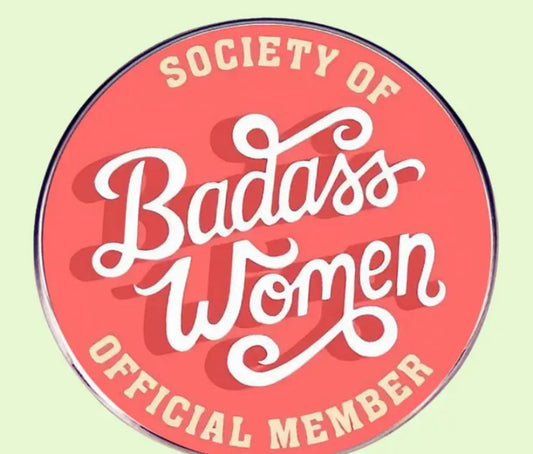 Badass Women Sticker! This Sticker Is For The Ladies Who Walk The Walk and Stand up for Those Less Fortunate. - Grab Them By The Midterms